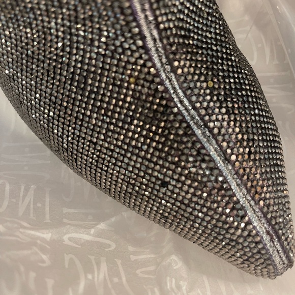 NWT INC Pewter Crystal Knee Boots - Picture 3 of 7